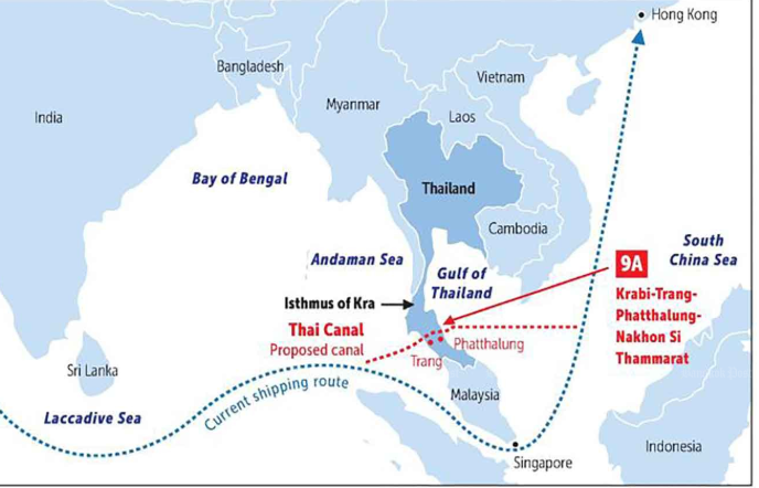 Proyek Terusan Teluk Thailand Sepanjang 135 Km Bakal Serap 1 Juta Pekerja